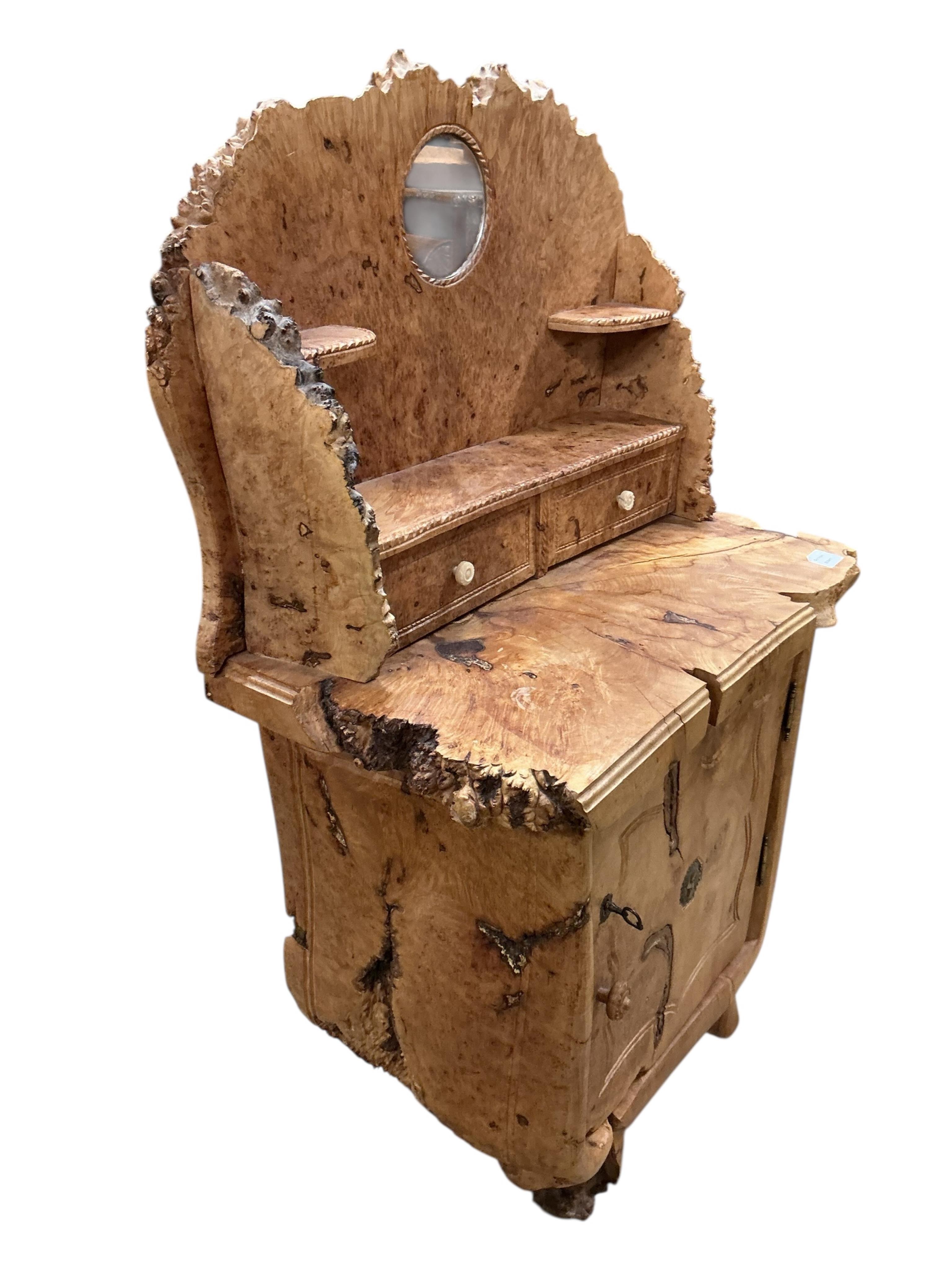 Pierre Decorse (b.1953), a naturalistically modelled washstand, width 68cm, depth 36cm, height 110cm